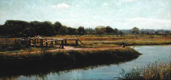 Walsham Meads（布面油画） 作者 弗兰克·迪克塞