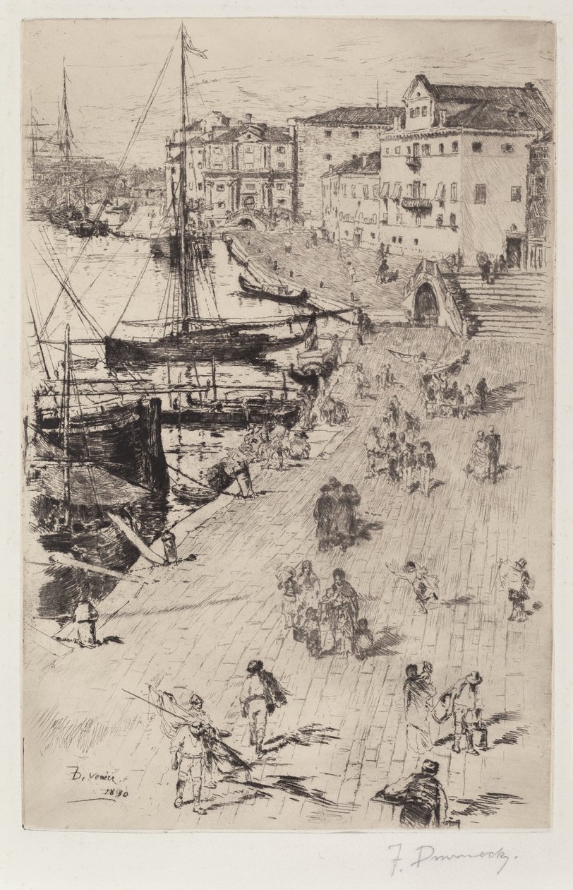 Riva degli Schiavoni, No. 作者 弗兰克·杜文内克