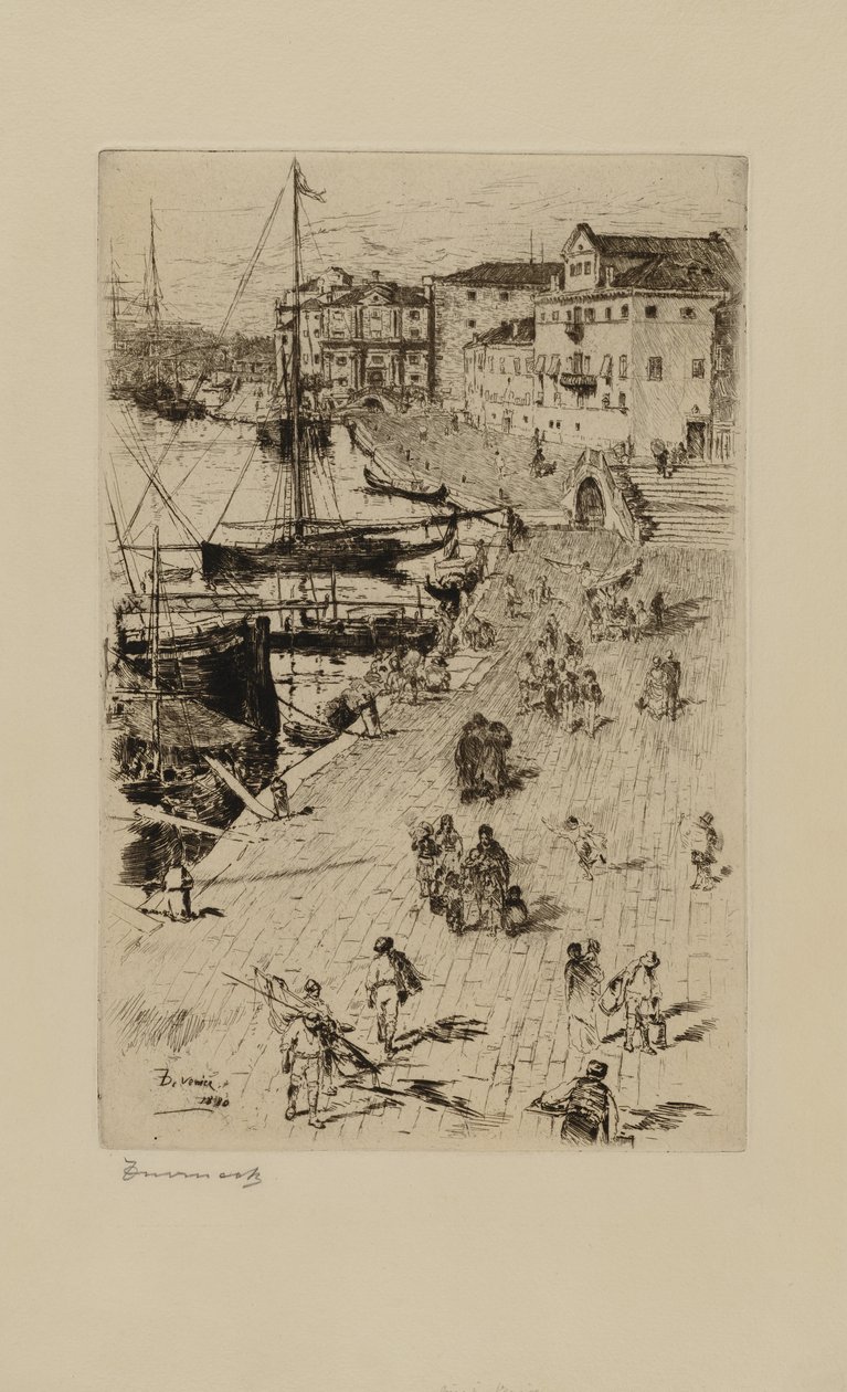 Riva degli Schiavoni, No. 作者 弗兰克·杜文内克