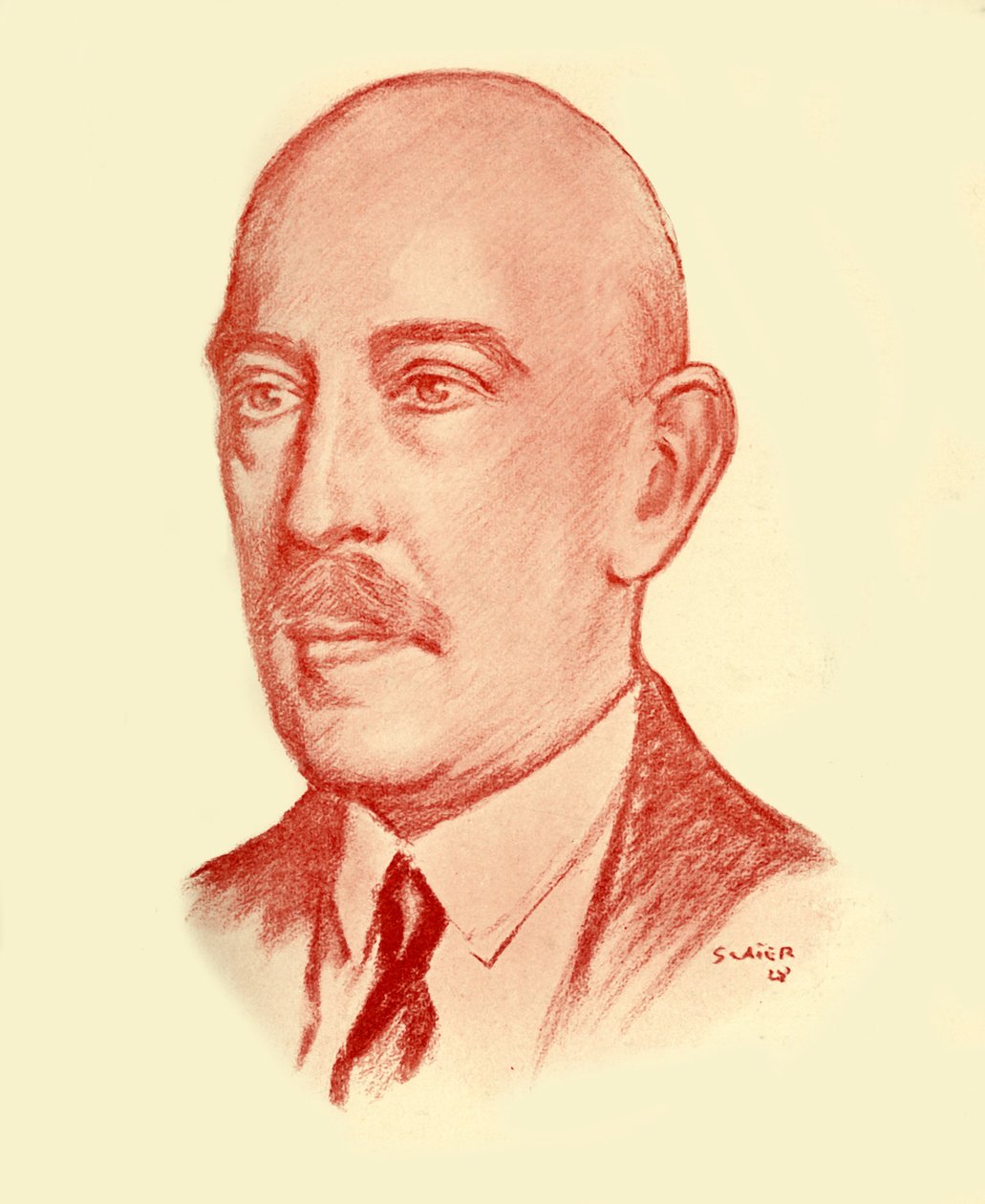 莫里斯-巴林阁下》，1928年。 作者 弗兰克·E·斯莱特