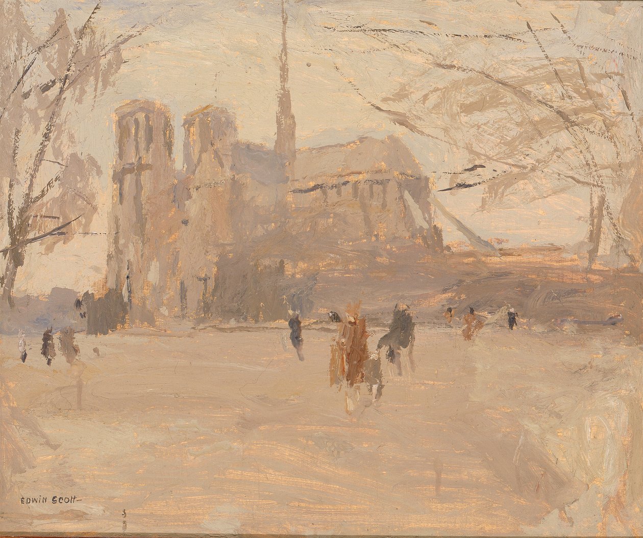 Notre Dame no.II, n.d. 作者 弗兰克·埃德温·斯科特