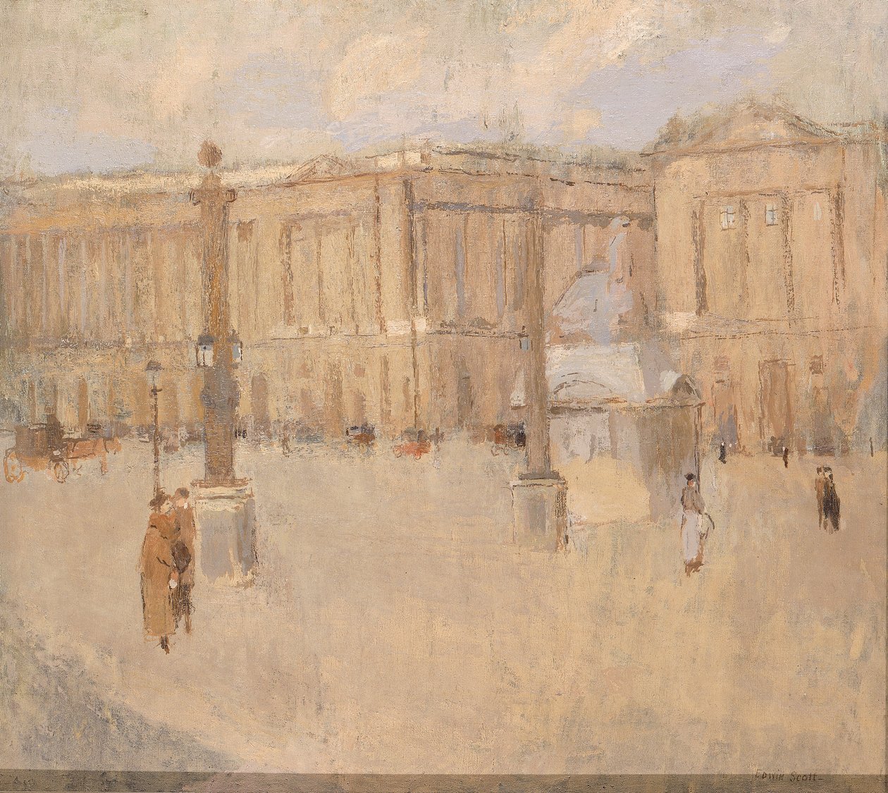 Place de la Concorde no.I, n.a. 作者 弗兰克·埃德温·斯科特