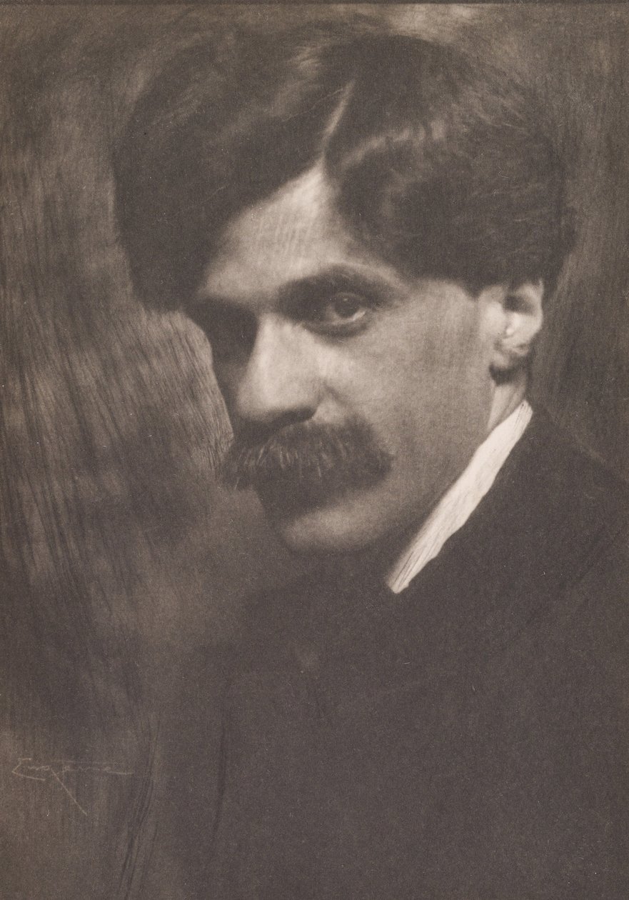 Alfred Stieglitz，1907年（铂金印刷） 作者 弗兰克·尤金