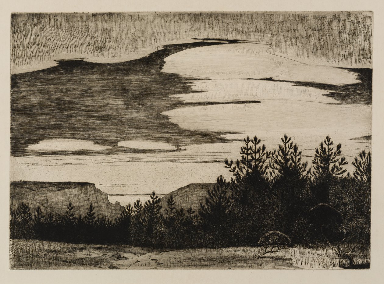海湾景色 [Lamorna] 作者 弗兰克·加斯科因·希思