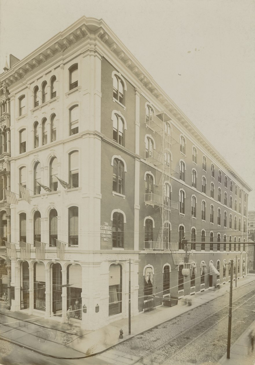 SS White Building（相纸印刷） 作者 弗兰克·汉密尔顿·泰勒