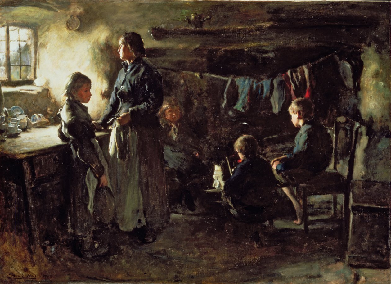希望，1883年 作者 弗兰克·霍尔