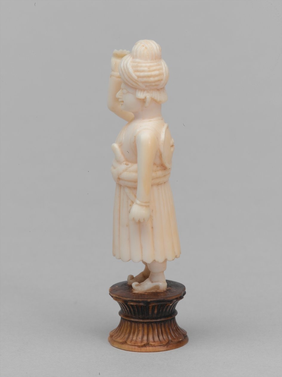 黑色棋子，棋子，印度，约1820年 作者 弗兰克·梅森·古德