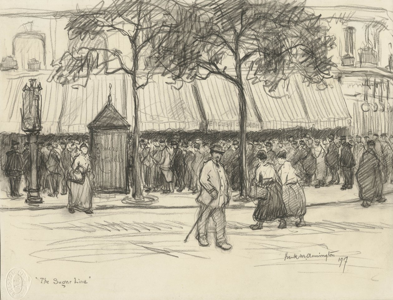 糖线，1917年 作者 弗兰克·米尔顿·阿明顿