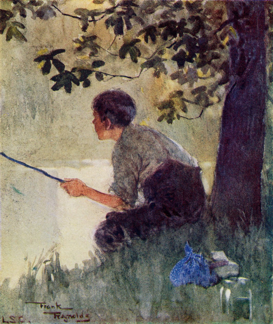 和平》，弗兰克-雷诺兹绘制的插图，选自《玛丽-若泽公主的童书》，1916 年出版（彩色石版印刷）。 作者 弗兰克雷诺兹