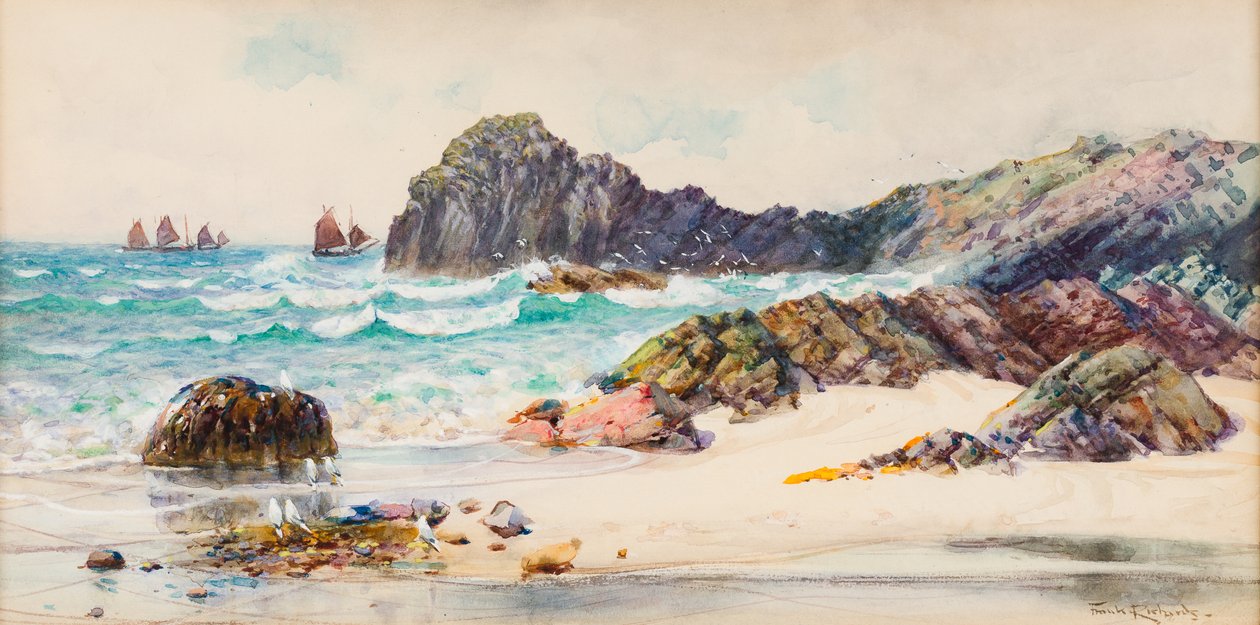 Gurnards Head（wc在纸上） 作者 弗兰克·理查兹（Frank Richards）