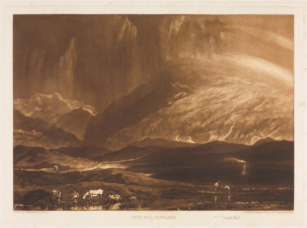 苏格兰泥炭沼泽，1937年。 作者 弗兰克·肖特