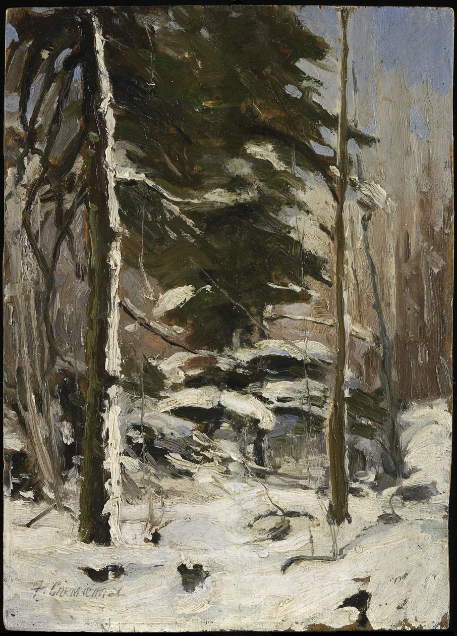 “木之刃”，c.1914 作者 富兰克林卡迈克尔