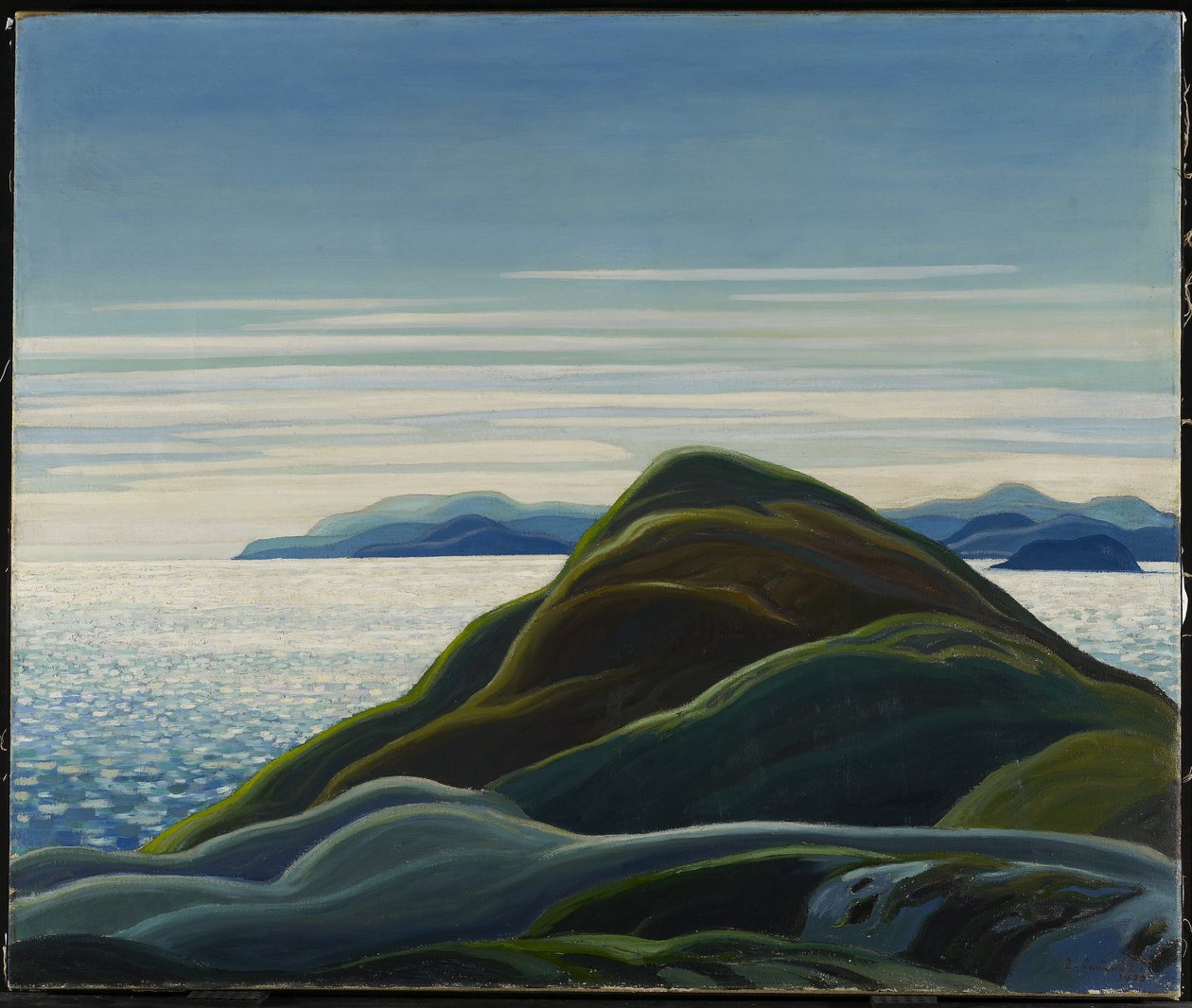 北岸，苏必利尔湖，1927年 作者 富兰克林卡迈克尔