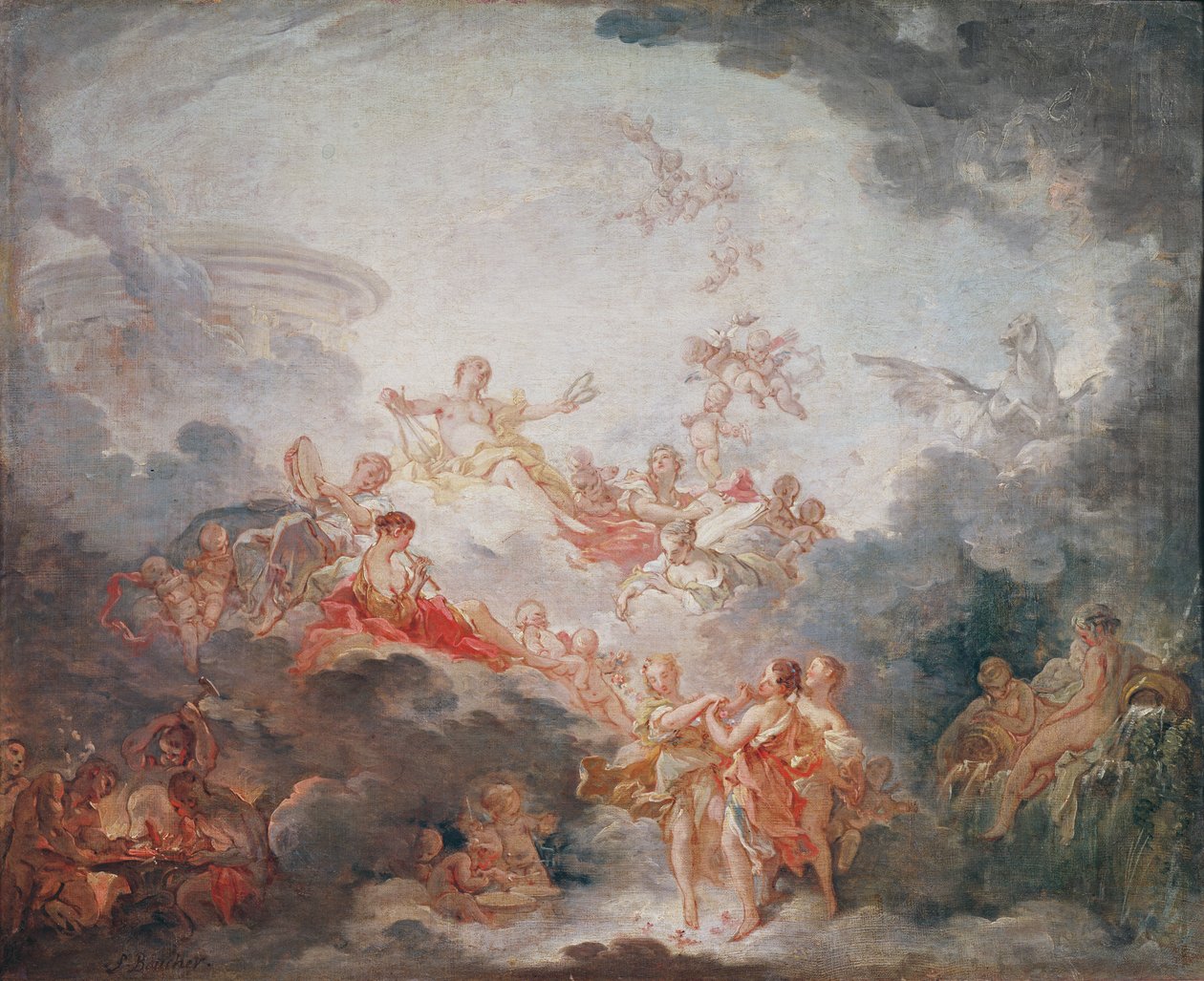 阿波罗皇冠艺术，1763-70 作者 弗朗索瓦·布歇