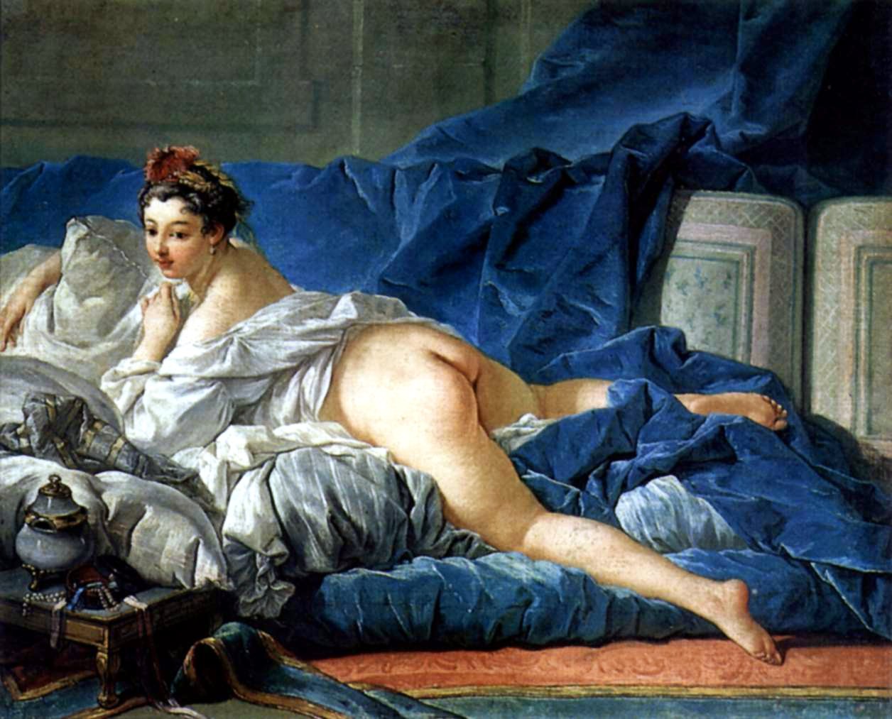 布朗Odalisque 作者 弗朗索瓦·布歇