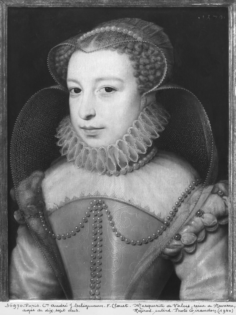 Marguerite de Valois（1553-1615）纳瓦拉女王，被称为Queen Margot，1570年，1570年 作者 弗朗索瓦·克鲁埃