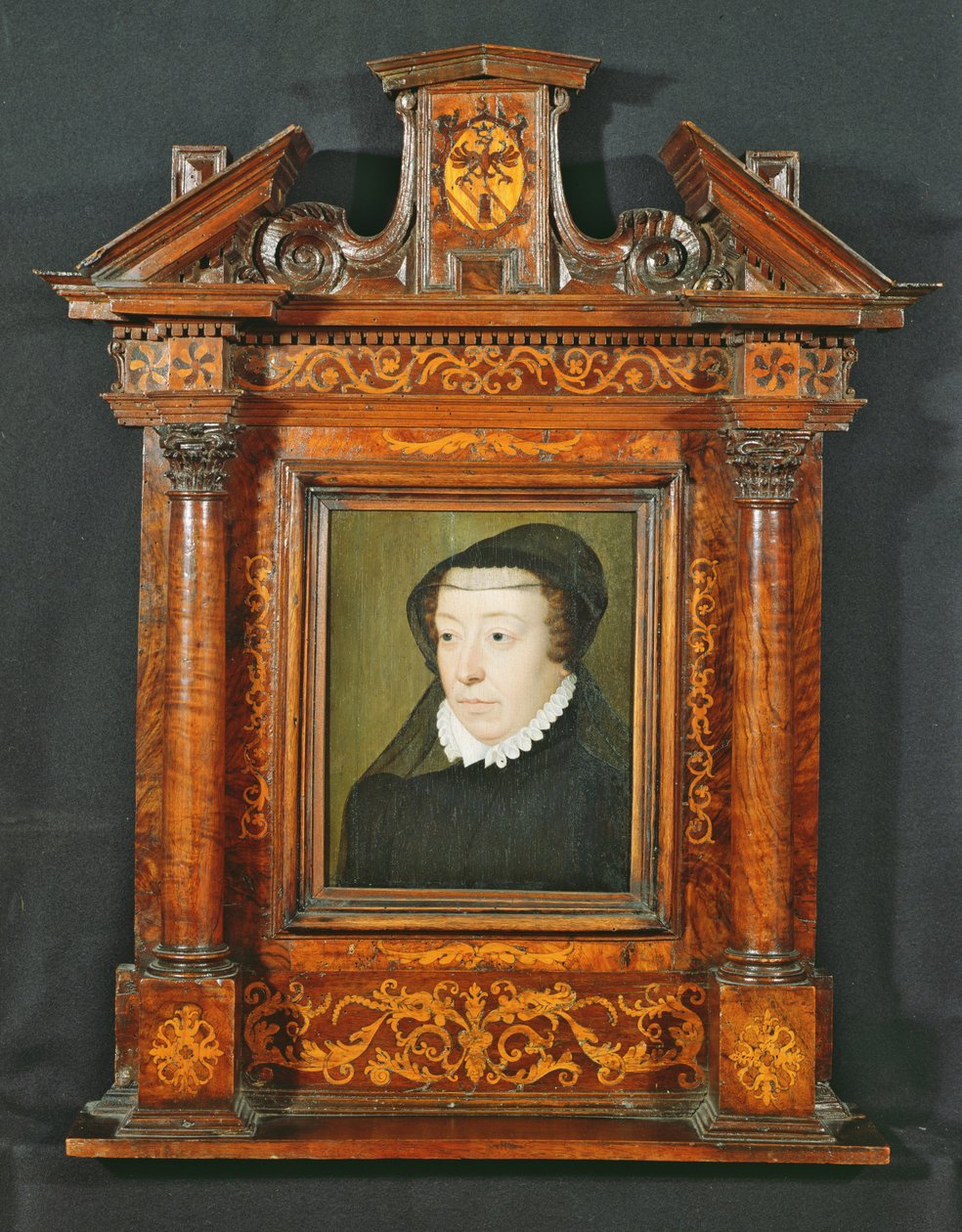 Catherine de Medici的肖像（1519-89）（另见173434） 作者 弗朗索瓦·克鲁埃