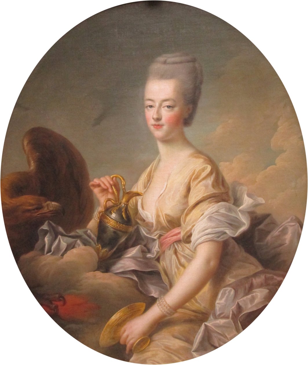 Hebe的Marie-Antoinette Dauphine夫人 作者 弗朗索瓦·休伯特·杜埃