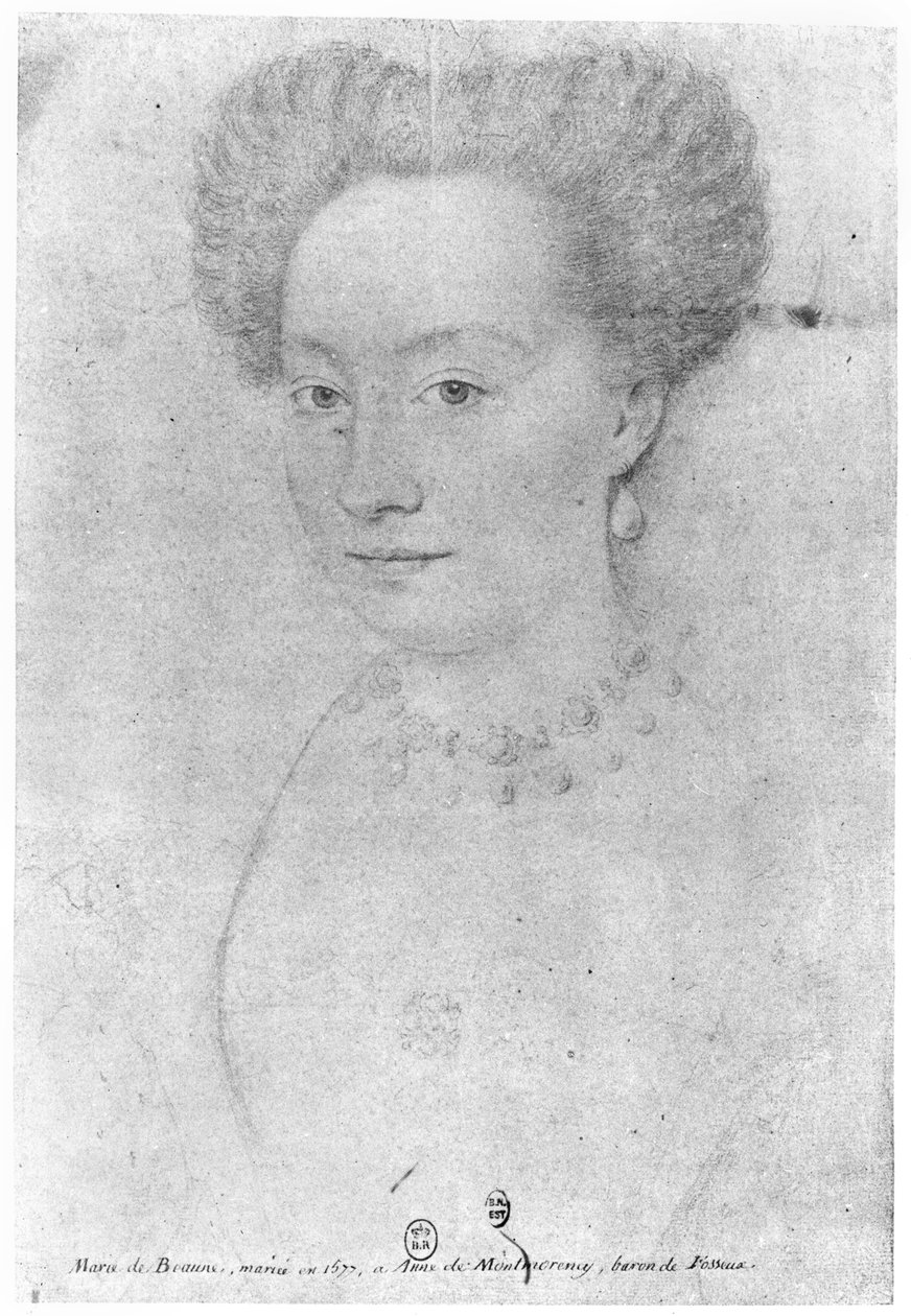 Francoise de Montmorency（b.1562）称为“美丽的福塞斯” 作者 弗朗索瓦·奎斯内尔