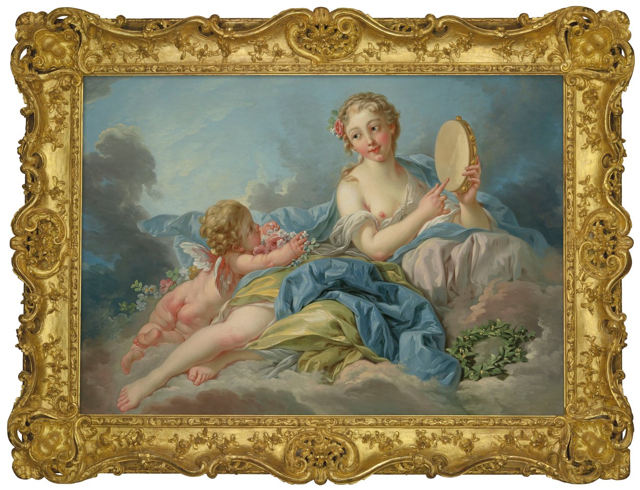 Boucher 和工作室 - Erato缪斯女神 作者 弗朗索瓦·布歇
