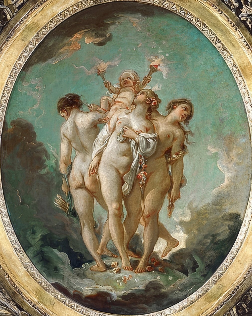 Die drei Grazien mit Amor（Les TroisGrâces） 作者 弗朗索瓦·布歇