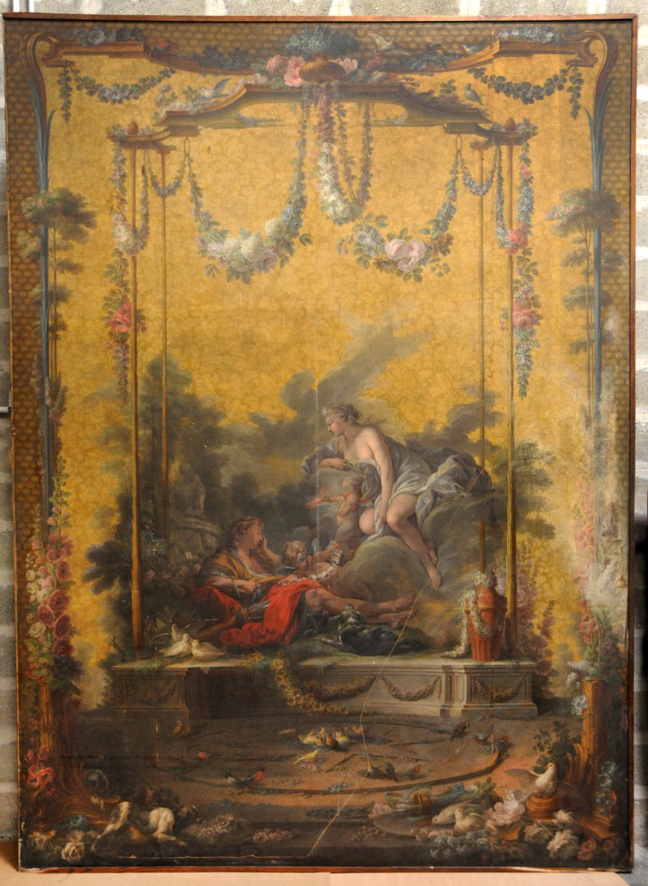 François BOUCHER, Maurice JACQUES - CARTON DE TAPISSERIE.Aurore et Cephale, Gob-21-001 作者 弗朗索瓦·布歇
