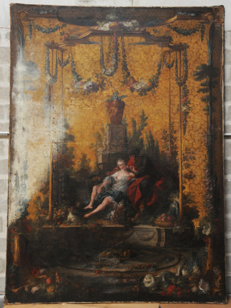 François BOUCHER, Maurice JACQUES - CARTON DE TAPISSERIE.vertumne et pomone, gob-20-001 作者 弗朗索瓦·布歇