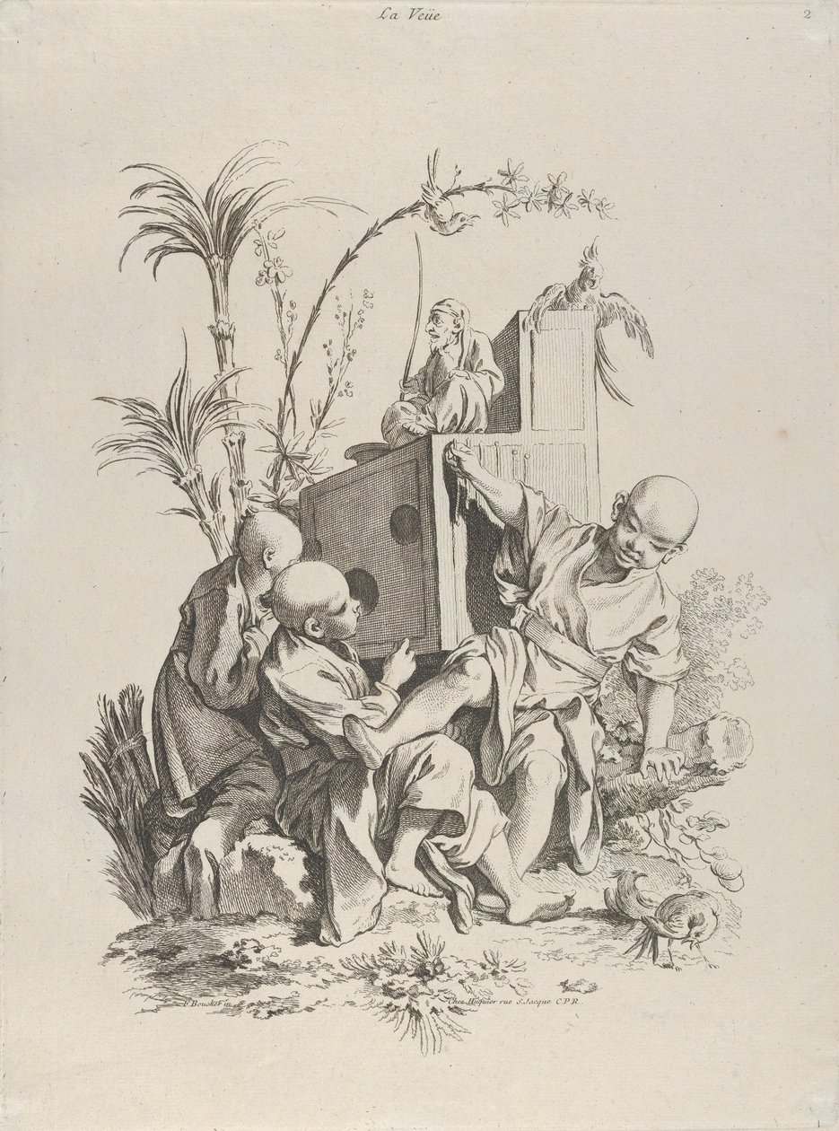 视觉，1720-70。 作者 弗朗索瓦·布歇