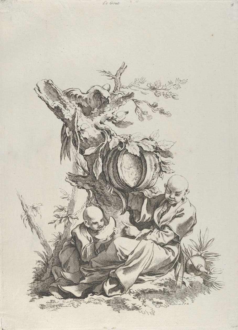 品味，1720-70。 作者 弗朗索瓦·布歇