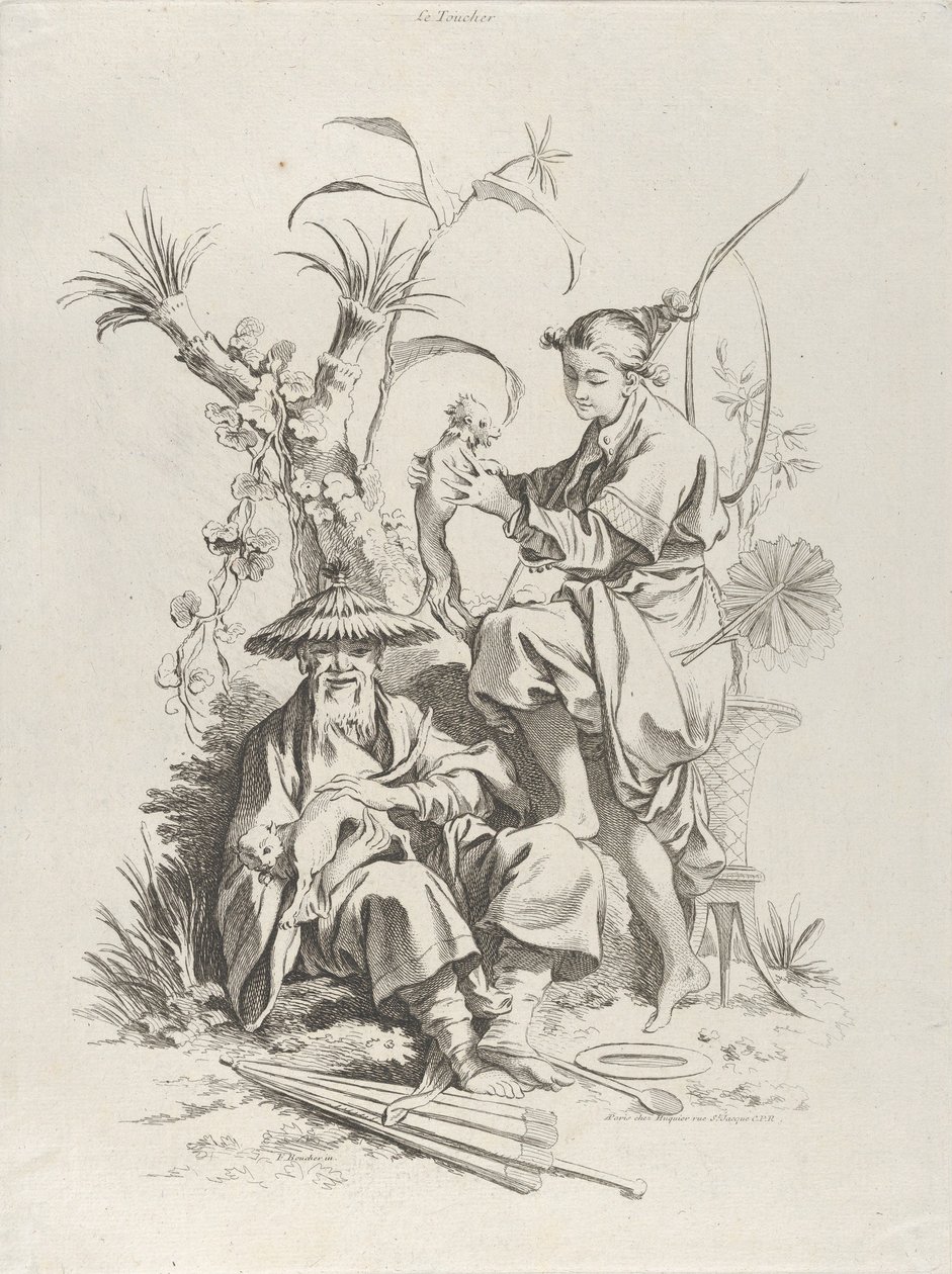 触摸，1720-70。 作者 弗朗索瓦·布歇