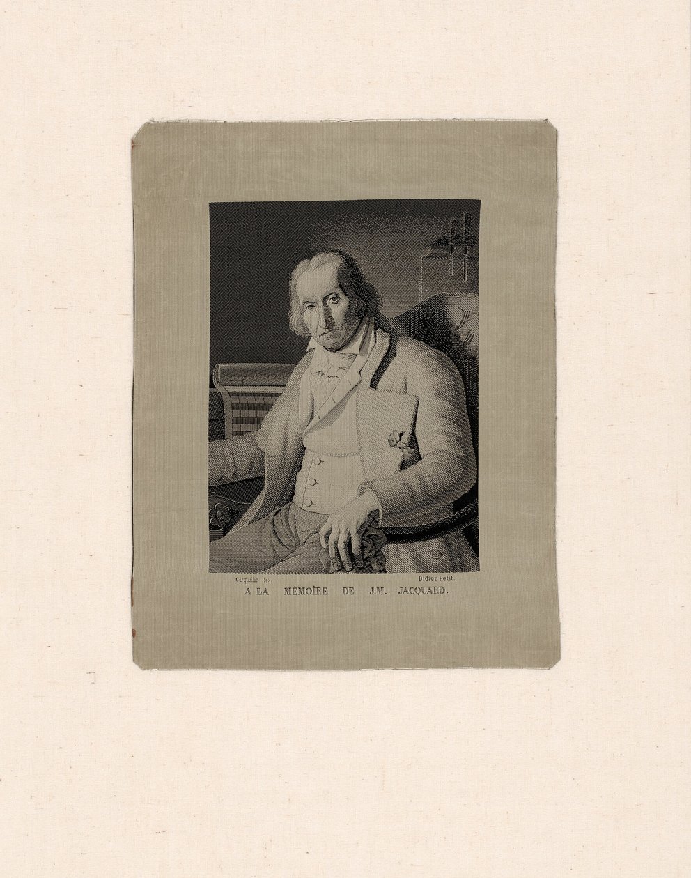 约瑟夫-玛丽-雅克德（1752-1834 年）肖像 作者 弗朗索瓦·卡奎拉（FrançoisCarquillat）