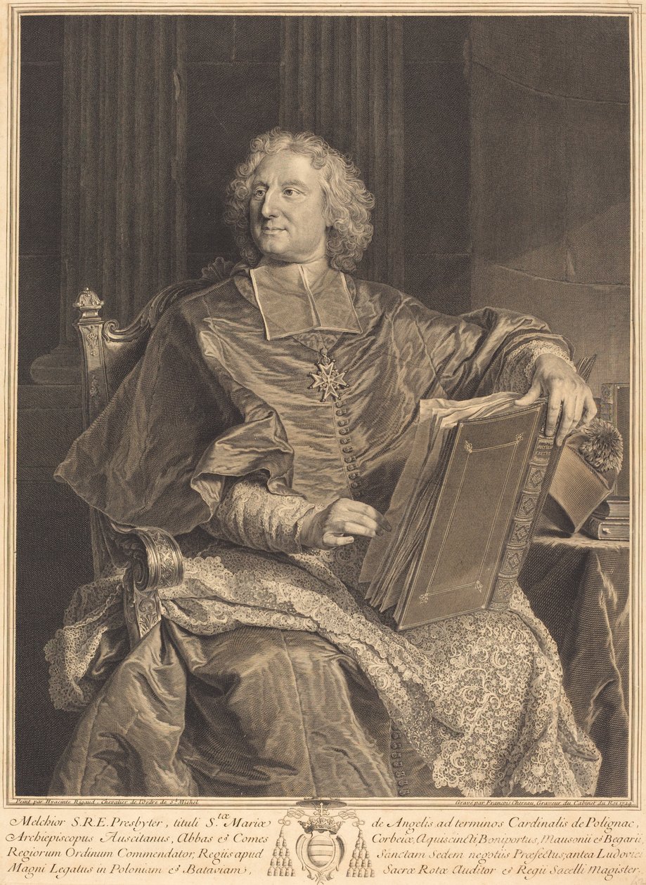 波利尼亚克红衣主教 作者 弗朗索瓦·舍罗一世追随 Hyacinthe Rigaud