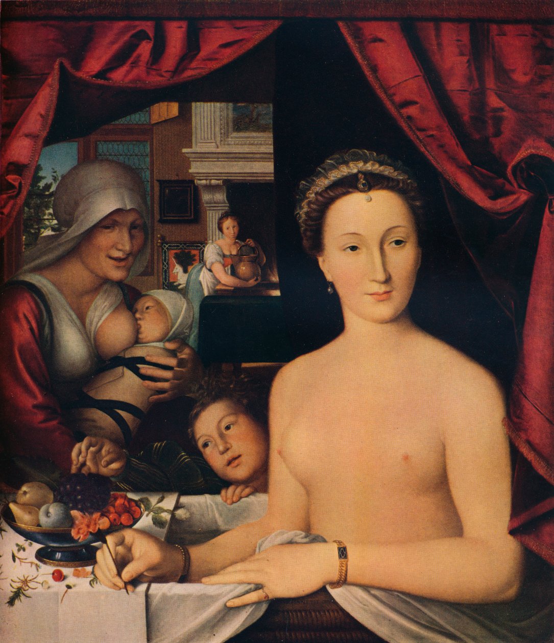 普瓦捷戴安娜（Diane of Poitiers），1571年 作者 弗朗索瓦·克鲁埃