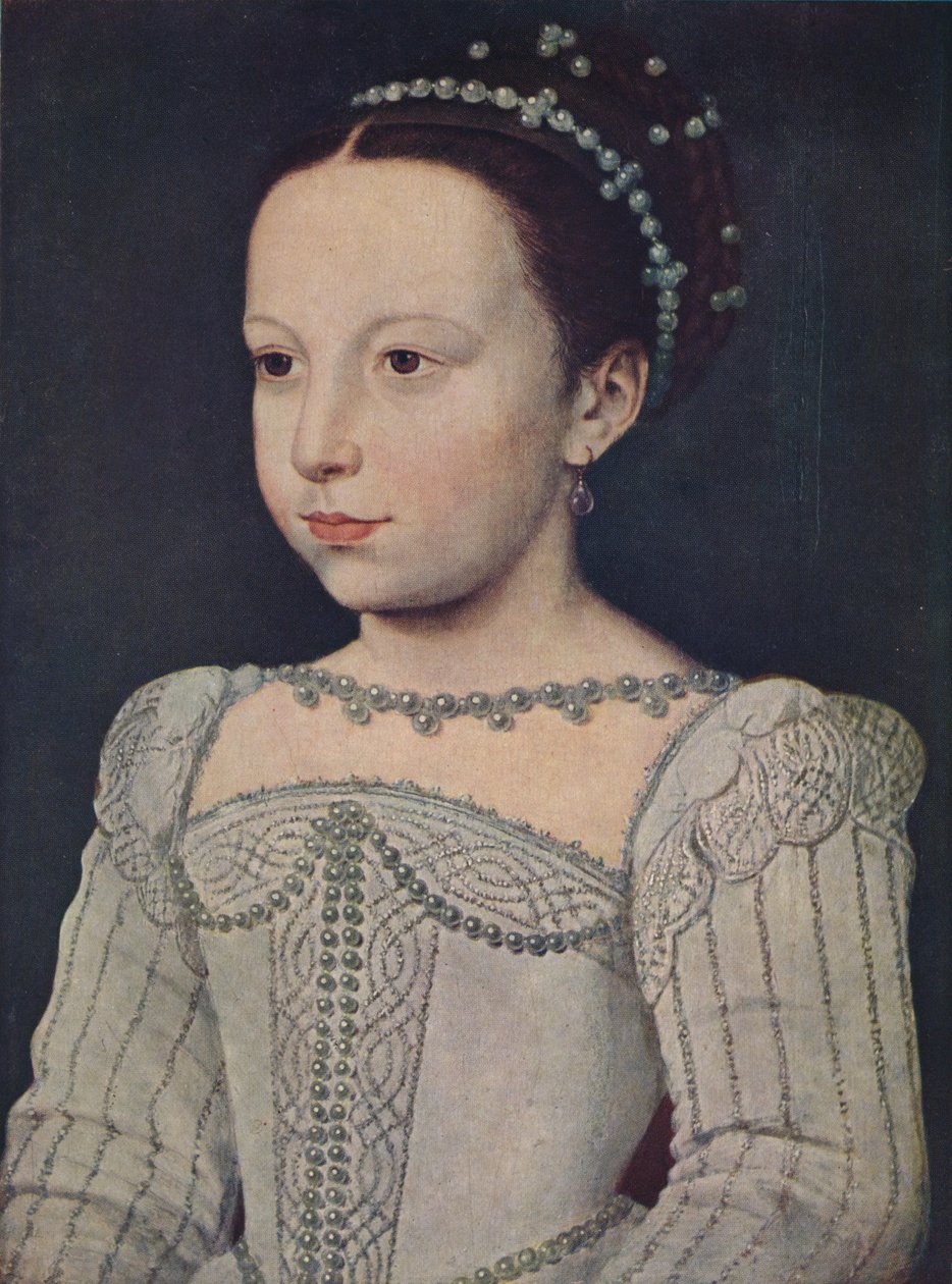 玛格丽特·德瓦洛瓦（Marguerite de Valois），c1560，1939年 作者 弗朗索瓦·克鲁埃