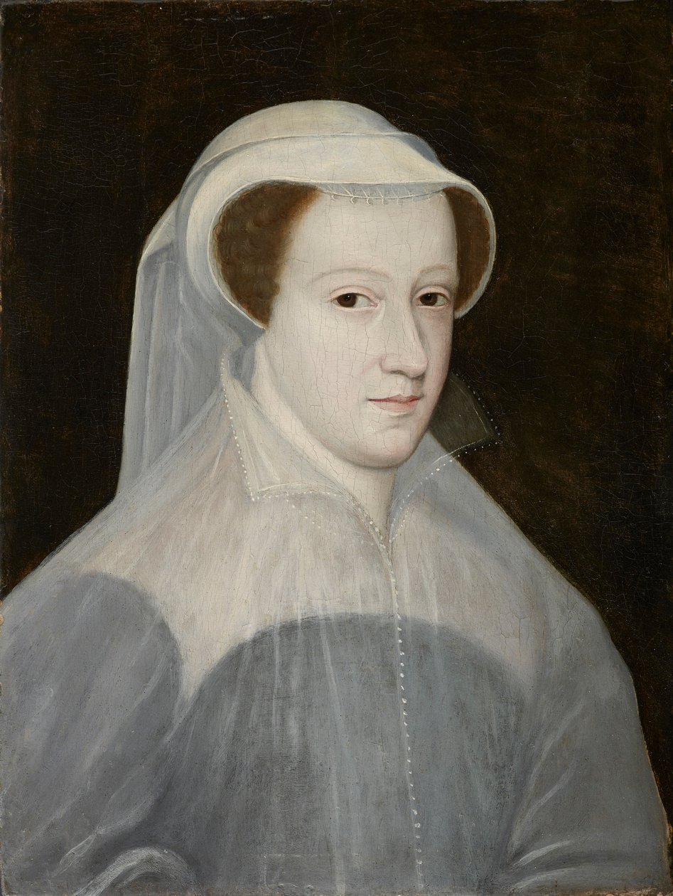 苏格兰女王玛丽的肖像，1542-1587，约1560。 作者 弗朗索瓦·克鲁埃