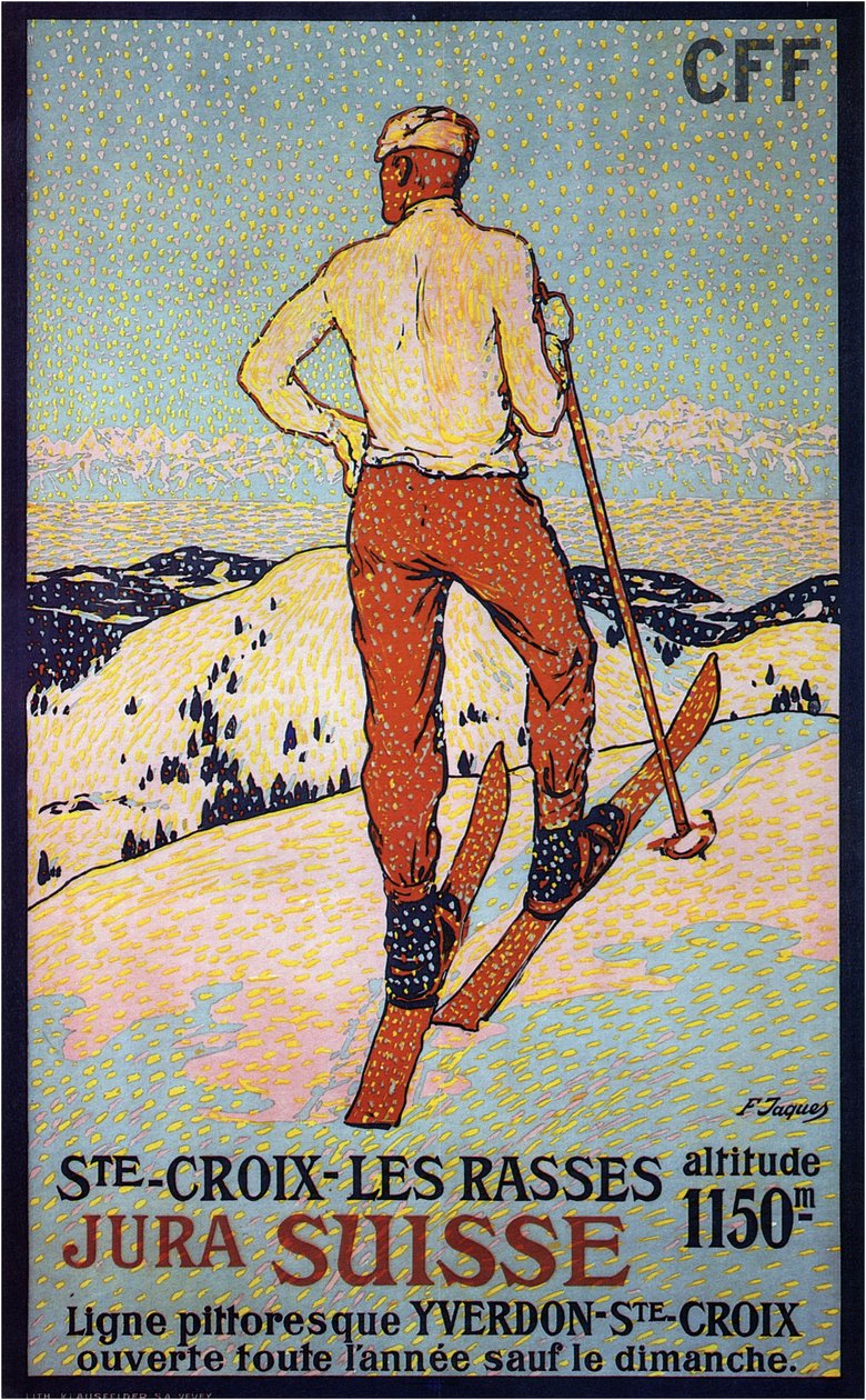 Les Rasses, Sainte-Croix, 1921年 作者 弗朗索瓦·雅克