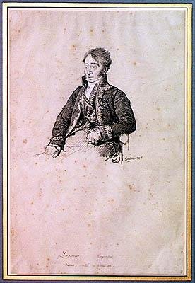 Jean-Francois Lesueur（1760-1837）1828年（木炭纸上） 作者 弗朗索瓦·约瑟夫·海姆