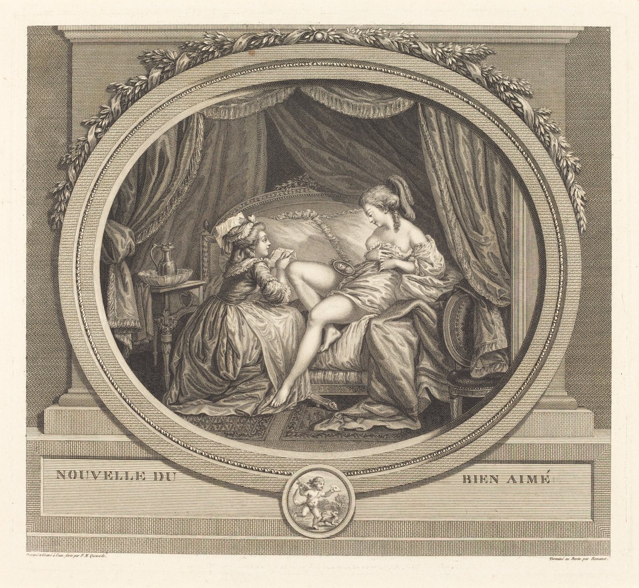 来自你所爱的人的消息 作者 François Marie Isidore Queverdo 和 Antoine Louis Romanet