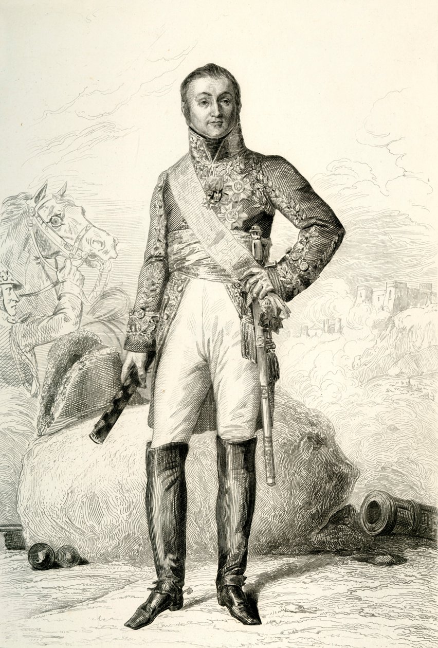 尼古拉斯·查尔斯·奥迪诺（Nicolas Charles Oudinot），1804年，1839年。 作者 弗朗索瓦·皮格特