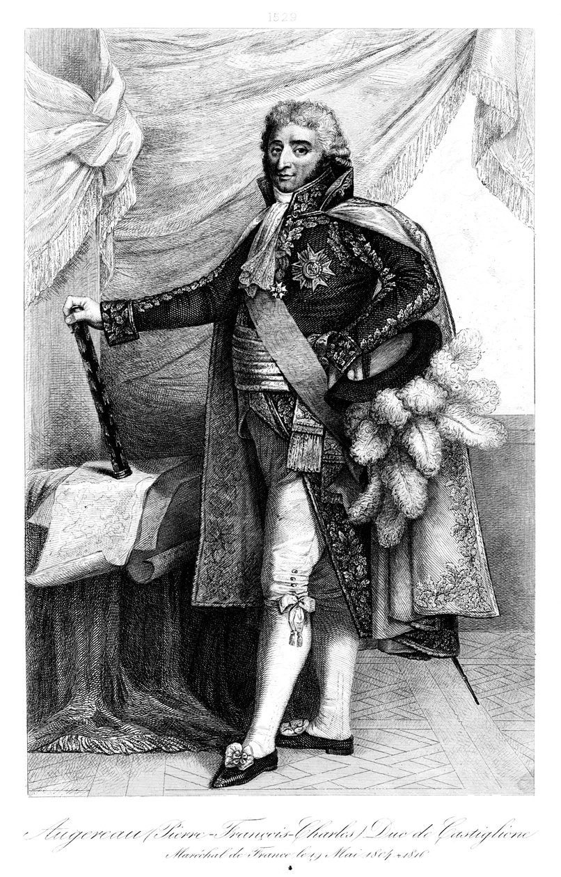 皮埃尔·奥格罗（Pierre Augereau）1757-1816，卡斯蒂廖内公爵，1839年。 作者 弗朗索瓦·皮格特