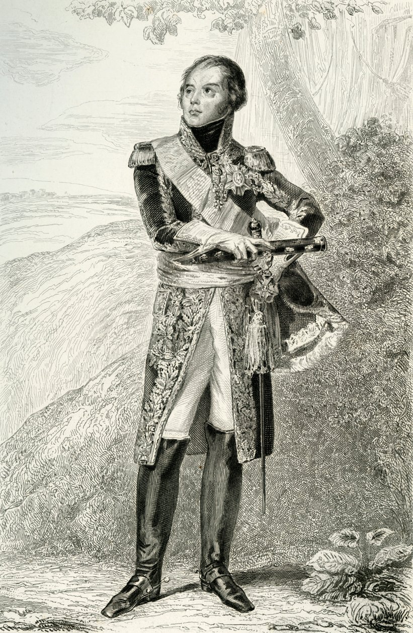 艾蒂安·雅克·约瑟夫·亚历山大·麦克唐纳，1804年，1839年。 作者 弗朗索瓦·皮格特