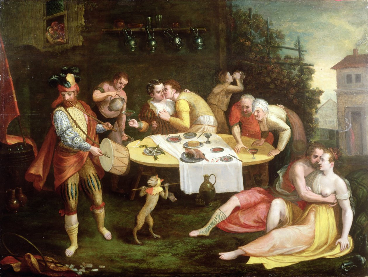 爱的宴会 作者 弗朗斯·弗洛里斯（Frans Floris）