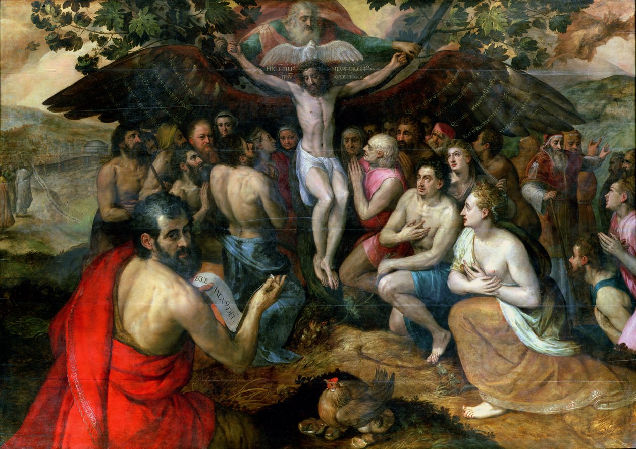 三位一体的寓言 作者 弗朗斯·弗洛里斯（Frans Floris）