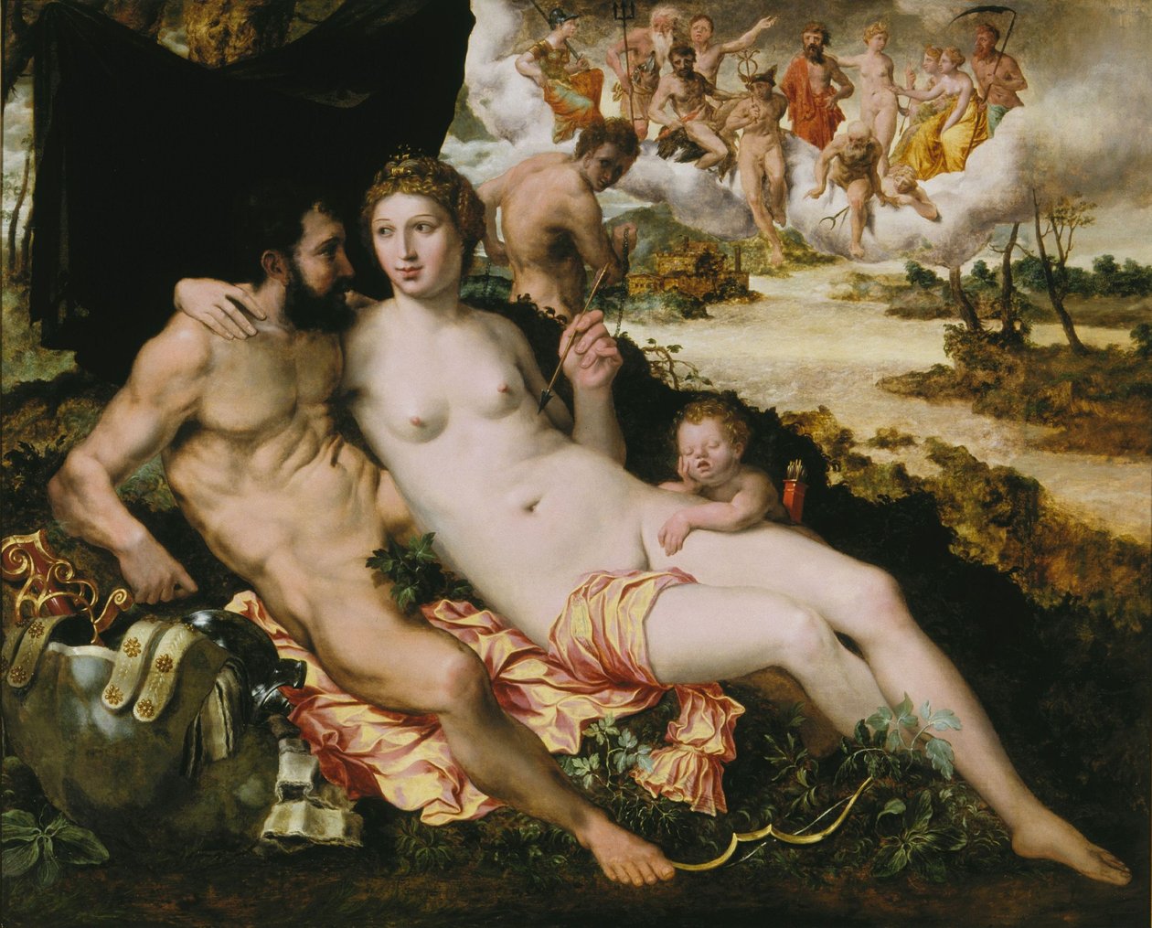 金星和火星 作者 弗朗斯·弗洛里斯（Frans Floris）