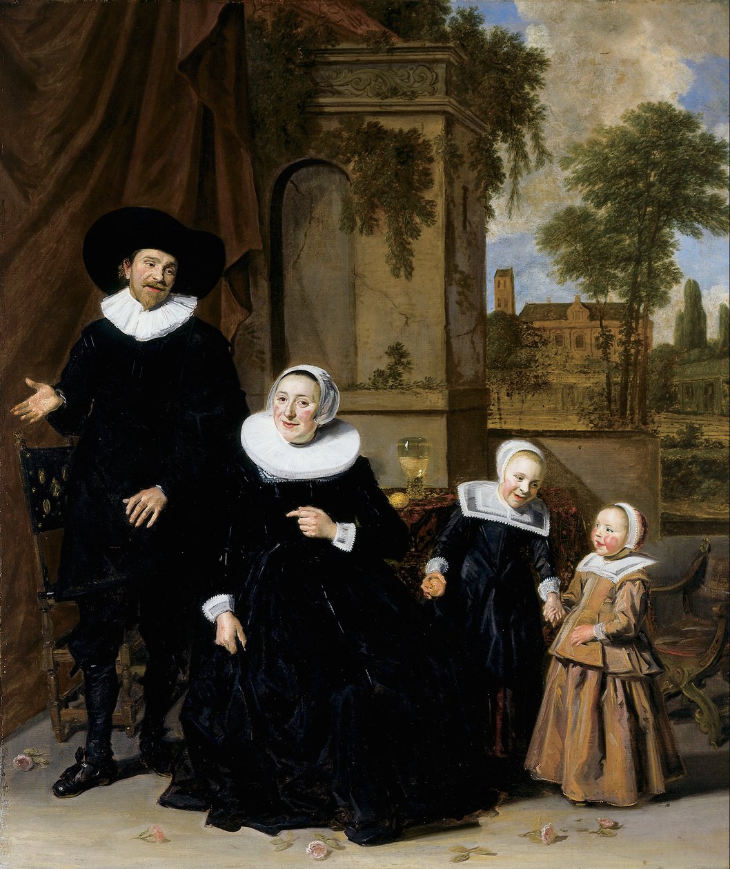 荷兰家庭的画像 作者 弗兰斯·哈尔斯（Frans Hals）