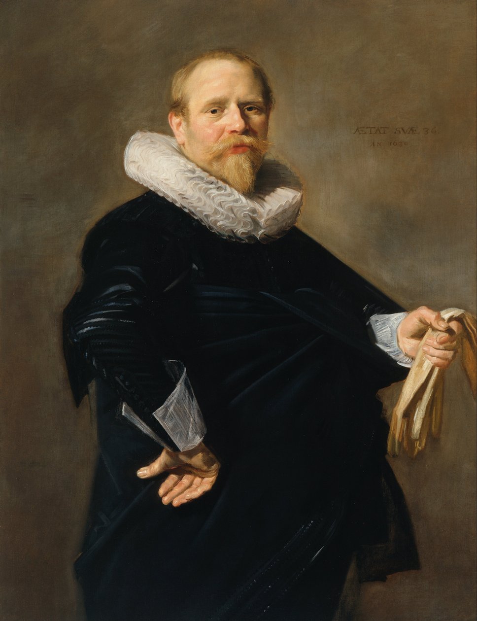 一个男人的肖像 作者 弗兰斯·哈尔斯（Frans Hals）