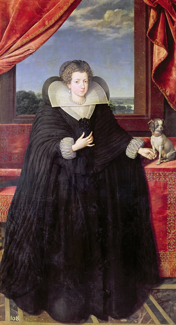 波旁的伊莎贝拉（1602-44）西班牙女王，1615-22 作者 弗朗斯·波布斯
