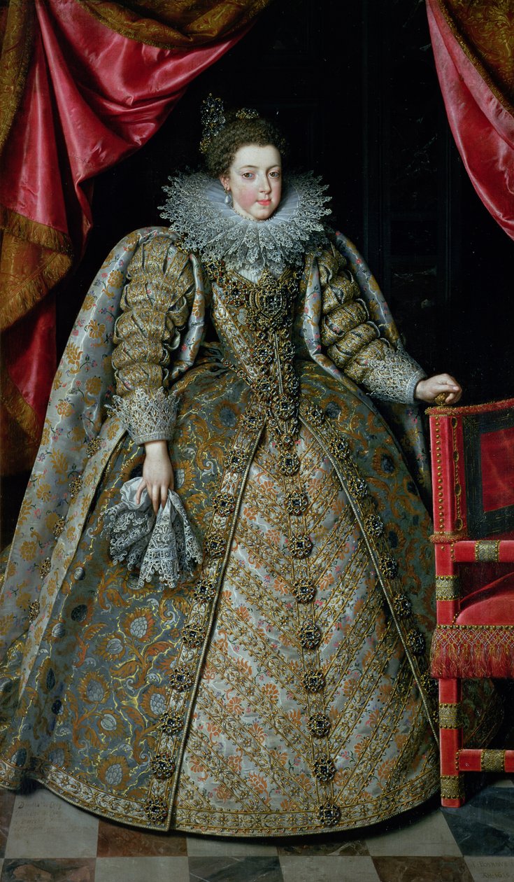 法国伊丽莎白的肖像（1602-44）1615 作者 弗朗斯·波布斯