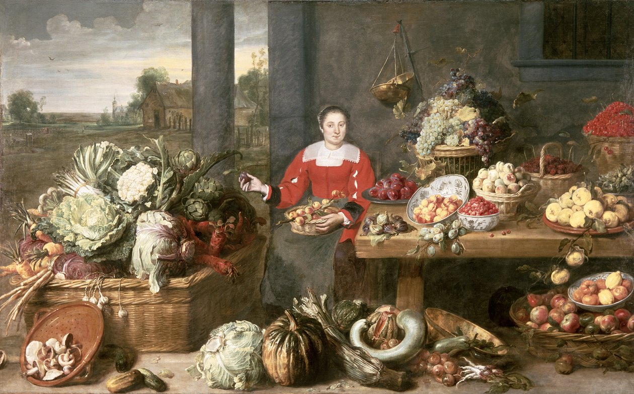 水果摊 作者 Frans Snyders或Snijders