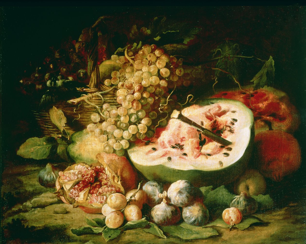 在Ledge的果子静物画 作者 Frans Snyders或Snijders